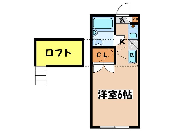 ロフト４８７の物件間取画像